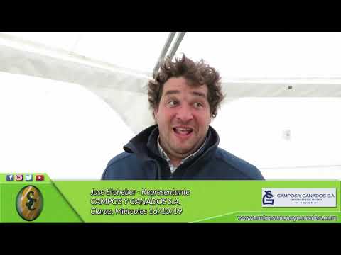16-10-19 - José Etcheber - Representante - Campos y Ganados S.A. - Claraz