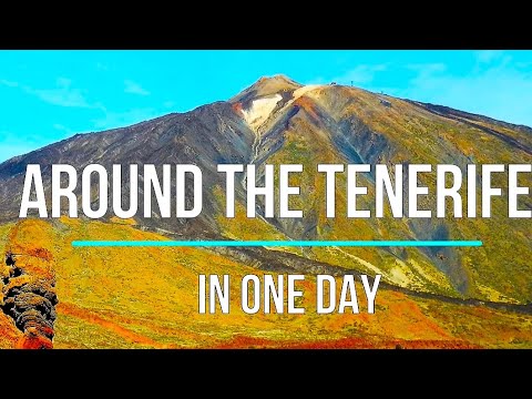 Around The Tenerife in a Day | Tour around whole the island’s coastline | Spain | Atlantic Ocean
