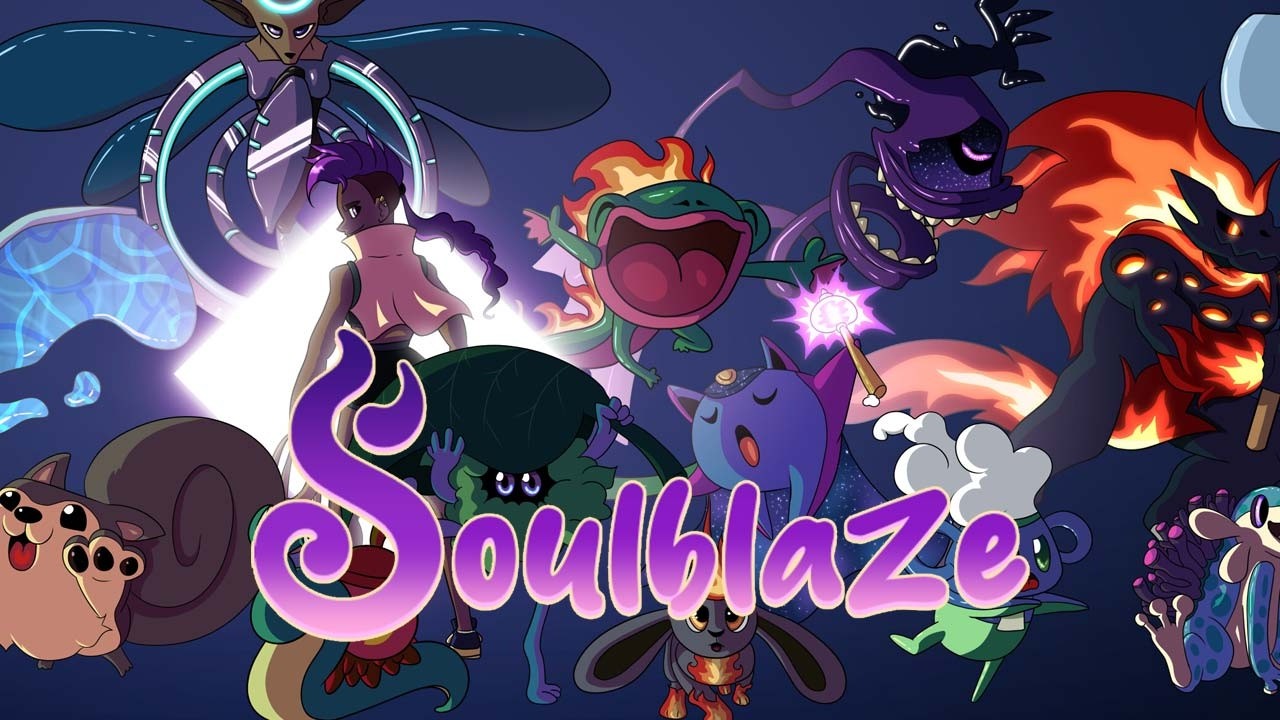 Gameplay trailer thumbnail showing Soulblaze creature battling action