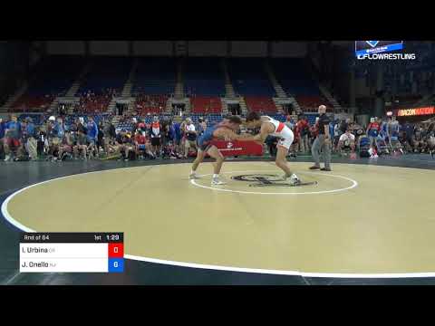 170 Lbs Rnd Of 64 Isaac Urbina Oregon Vs Justin Onello New Jersey