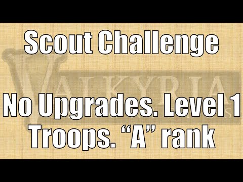 [Valkyria Chronicles] How to Clear Scout Challenge using Level 1 Troops - "A" Rank