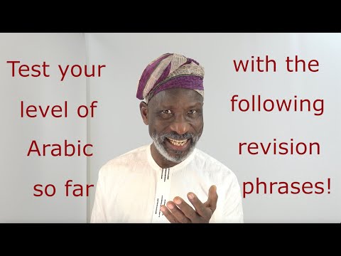 Arabic Vocabulary in Action with Dr Imran Alawiye 4
