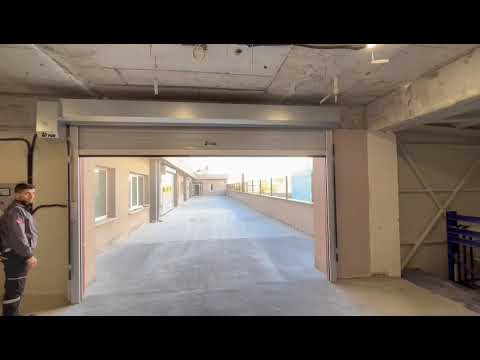 Safety high speed roll up PVC door designed for industrial facilities