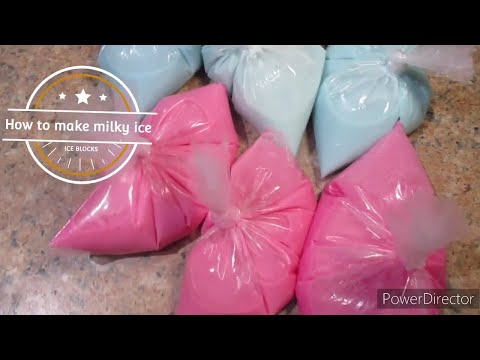 How to make milky ice blocks at home| Ice blocks | Simple recipe