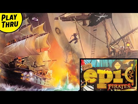 tiny EPIC PIRATES Solo Playthrough How to Play