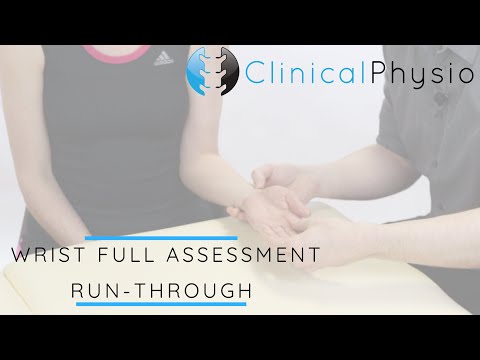 Wrist Joint Full Assessment Run Through | Clinical Physio