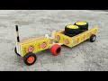 DIY Matchbox Tractor Trolley Step By Step Build At Home
