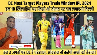 Delhi Capitals Target Player Trade Window IPL 2024 Auction| DC Target Players 2024| Tyagi Sports