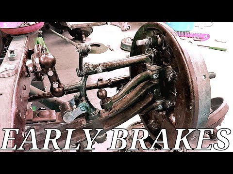 How do Mechanical brakes work? Early Ford Brakes Model A  juice hydraulic brakes traditional hotrod