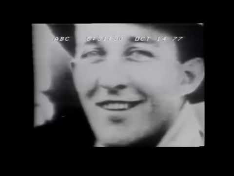 Bing Crosby:  News Report of His Death - October 14, 1977