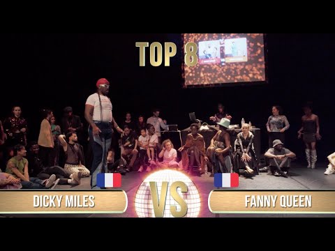 DICKY MILES (FR) vs FANNY QUEEN (FR) | TOP8 | All Europe Waacking Festival 2022