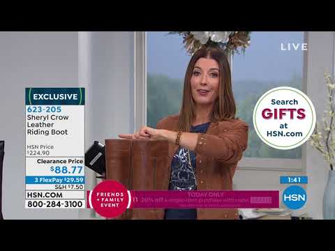 Sheryl Crow Leather Riding Boot