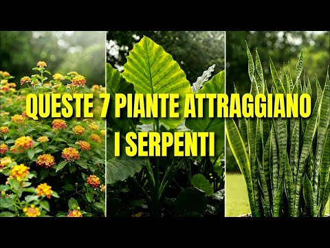 🤯 NON piantare MAI queste 7 piante a meno che tu non VOGLIA serpenti nel tuo giardino!