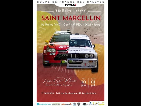 Caméra embarquée Rallye St Marcellin 2023 Equipage 64 ES1