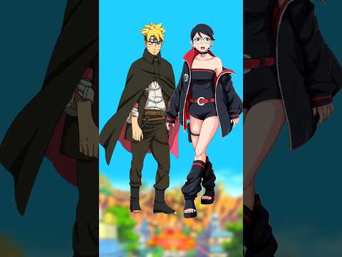 Boruto vs sarada | who is strong? #naruto #boruto #sarada #sasuke #youtubeshorts #shorts