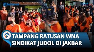 INILAH TAMPANG Ratusan Pelaku Sindikat Judol di Hayam Wuruk Jakbar: 320 WNA Digiring ke Rudenim