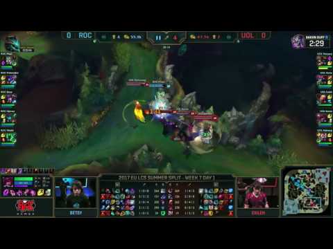 ROC vs UOL Highlights Game 1 EU LCS SUMMER 2017