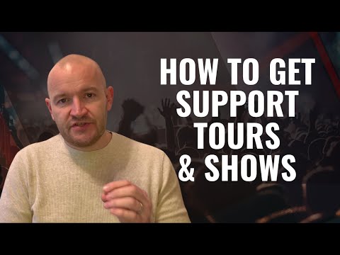How To Get a Gig Support Slot - Opening Act for Other Artist’s Live Shows