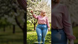 Download lagu Worldwide Plus-Size Fashion Moments 🌍❤️ | Nature, Countryside & Travel Style #usashorts #usatrending mp3