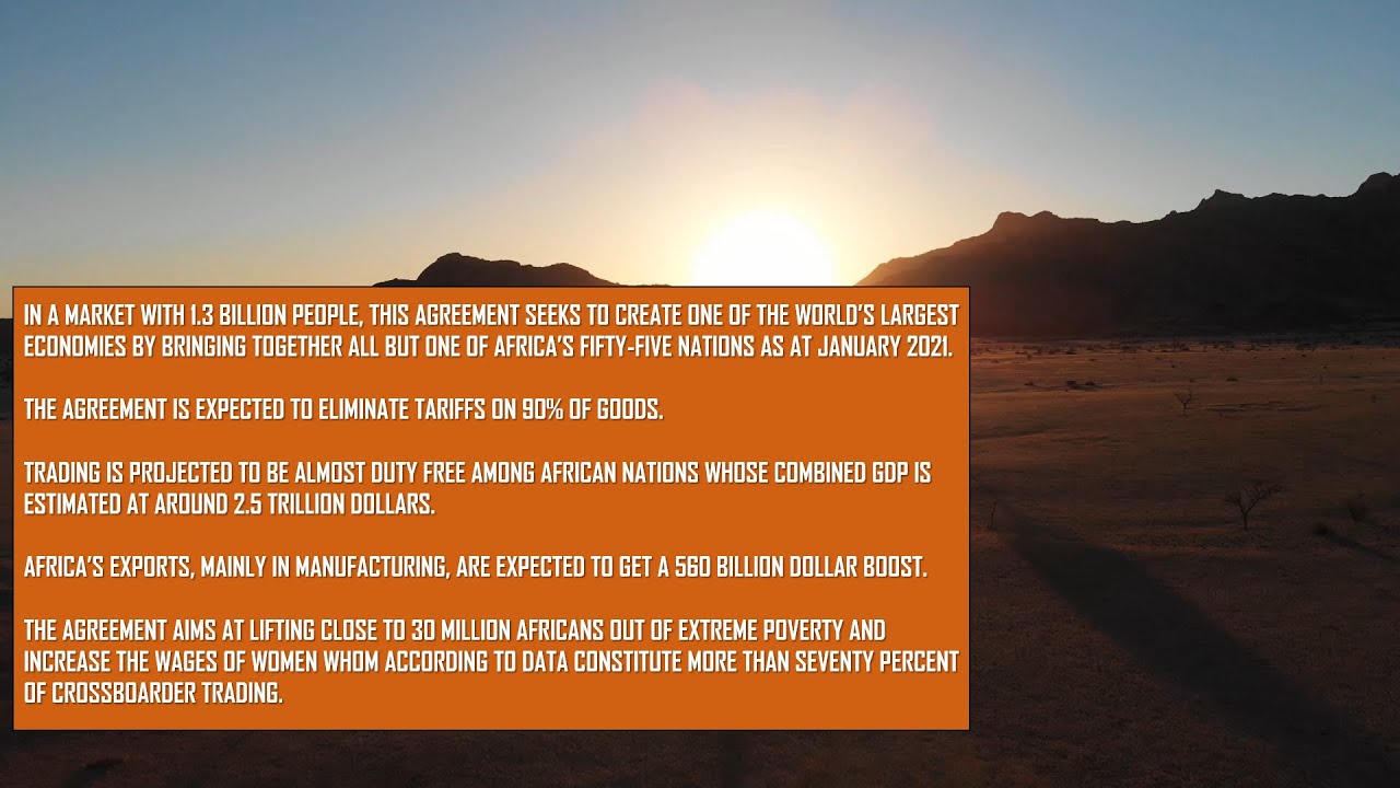 The African Continental Free Trade Area Agreement AfCFTA: A Game Changer for Africa?