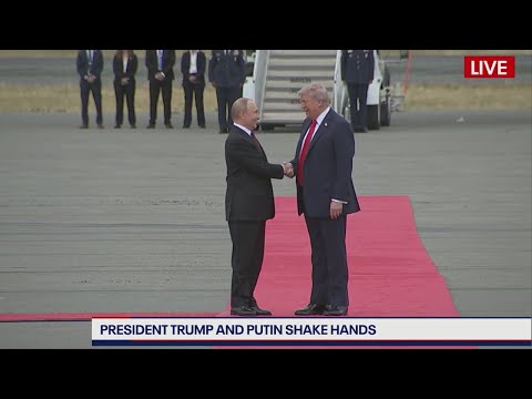 RAW: Trump, Putin meeting: U.S., Russian presidents meet in Alaska for Ukraine war talks