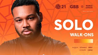 there is a champion in the screen（00:01:24 - 00:03:37） - Solo Showcase Introductions | GRAND BEATBOX BATTLE 2021: WORLD LEAGUE | Compilation