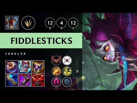 Fiddlesticks Jungle vs Pantheon - KR Grandmaster Patch 25.21