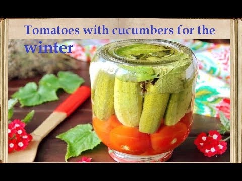 Tomatoes with cucumbers for the winter / Book of recipes / Bon Appetit