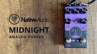 Video thumbnail for Native Audio Midnight V2 (Analog Phaser with Digital Control) by Do Noise