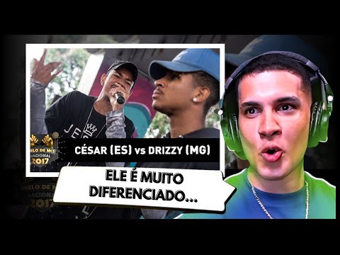 HUDSON REAGINDO A CÉSAR [ES] VS DRIZZY [MG] (Final) - DUELO DE MCS NACIONAL 2017