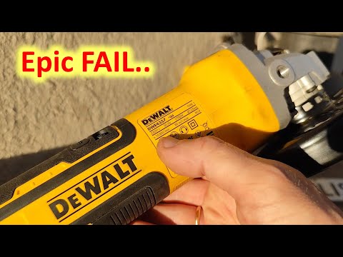DeWalt Epic Fail. DWE4357 Disposable instrument that cannot be repaired..