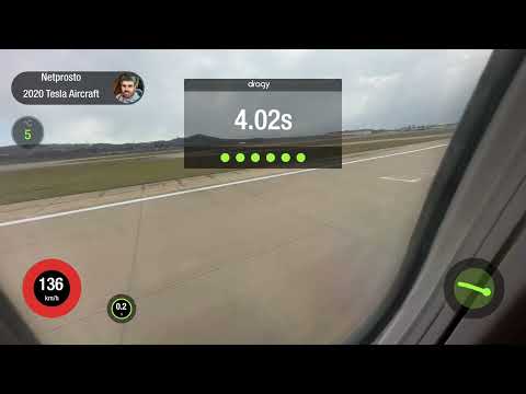 Boeing 737-800 100-200 km/h (60-120 MPH) Acceleration on Dragy