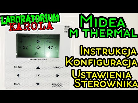 MIDEA M THERMAL KONFIGURACJA I USTAWIENIA STEROWNIKA