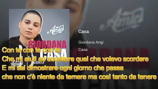 Casa - Giordana  con testo
