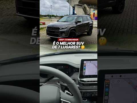 Quero saber a sua opinião. O Jeep Commander é o melhor SUV de 7 lugares?
