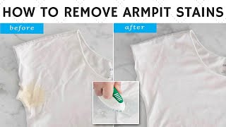 How to Remove Armpit Yellow Stains from White Shirts with Baking Soda - CleanBoo