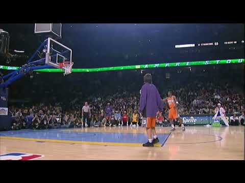 Amare Stoudemire + Steve Nash off the backboard + assist off Nash’s head dunk from 2005 Dunk Contest