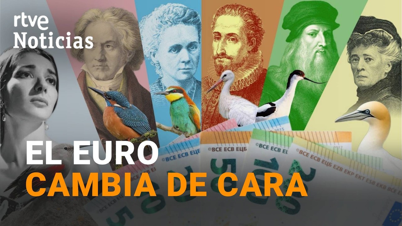 El BCE presenta los diseños finalistas para los nuevos billetes de euro | RTVE Noticias