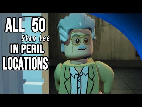 ALL 50 Stan Lee in Peril Locations Guide - LEGO Marvel Super Heroes