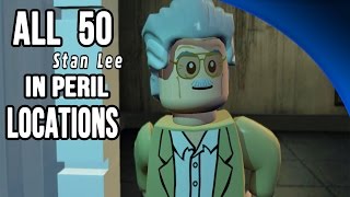 ALL 50 Stan Lee in Peril Locations Guide - LEGO Marvel Super Heroes