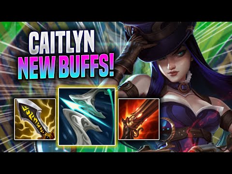 KOREAN CHALLENGER TRIES CAITLYN WITH NEW BUFFS! - Korean Challenger Plays Caitlyn ADC vs Kai'sa!