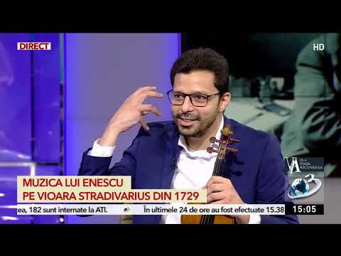 Violonistul Răzvan Stoica, ediţie de colecţie De-a Viaţa Ascunselea în memoria lui George Enescu
