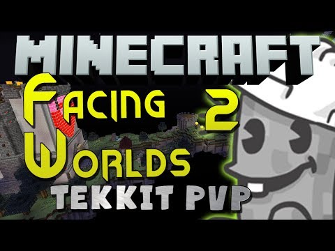 Minecraft Tekkit PvP - Facing Worlds 2 - Part 2