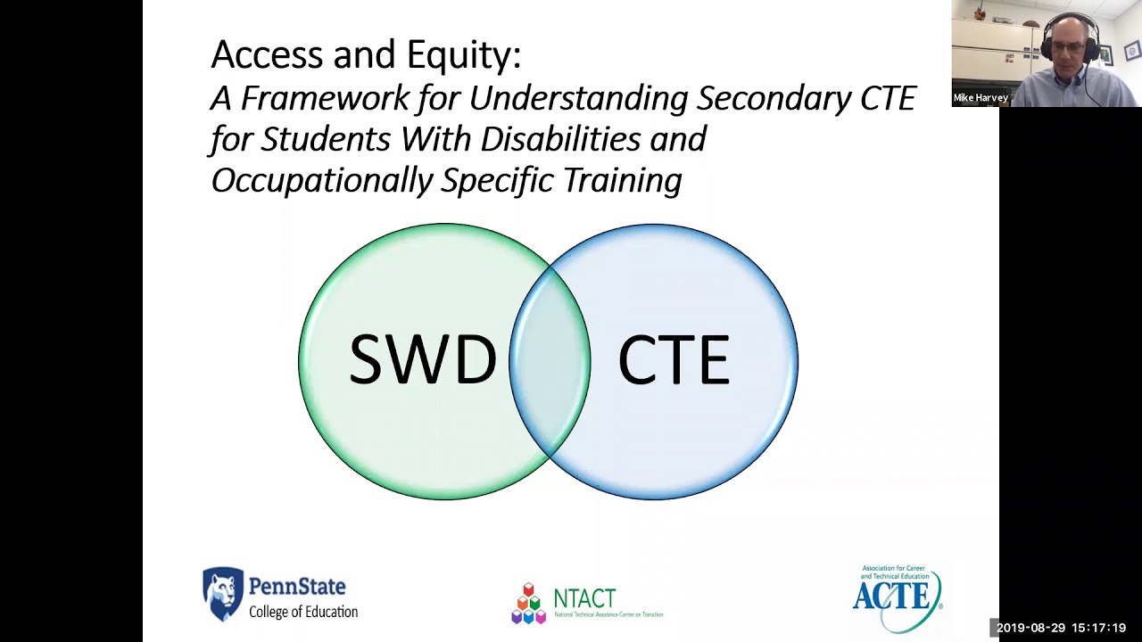 NTACT CTE for Students with Disabilities: A Framework for Understanding