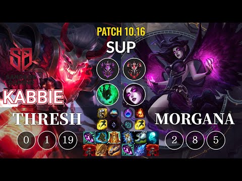 SB Kabbie Thresh vs Morgana Sup - KR Patch 10.16
