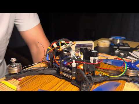 smoke test quadcopter matek f405 flashed with ardupilot