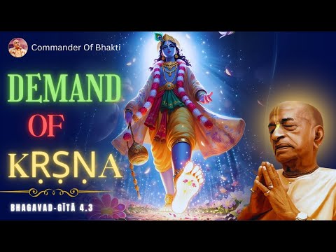 Demand of Krishna: A Powerful Lecture by Srila Prabhupada