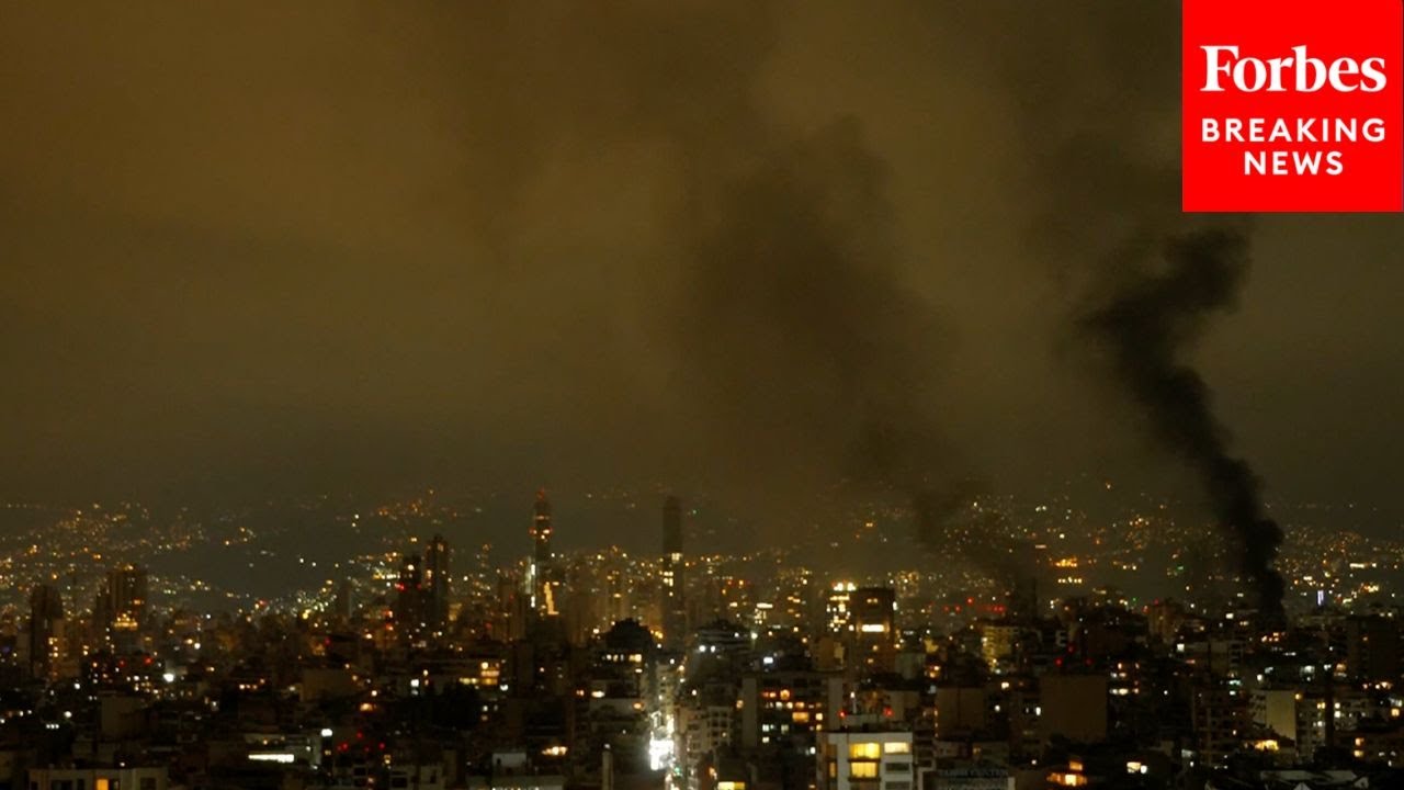 BREAKING NEWS: Israeli Airstrikes Hit Central Beirut, Lebanon