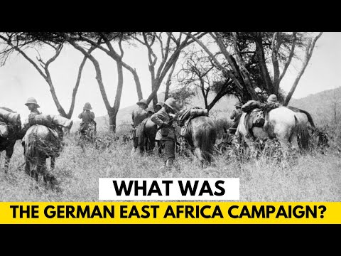 What was The German East Africa Campaign from 1914 to 1918?