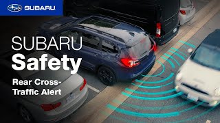 Subaru Safety Features | Rear Cross-Traffic Alert (2023)
